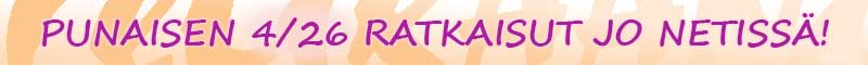 Punaisen 4/26 ratkaisut jo netissä!
